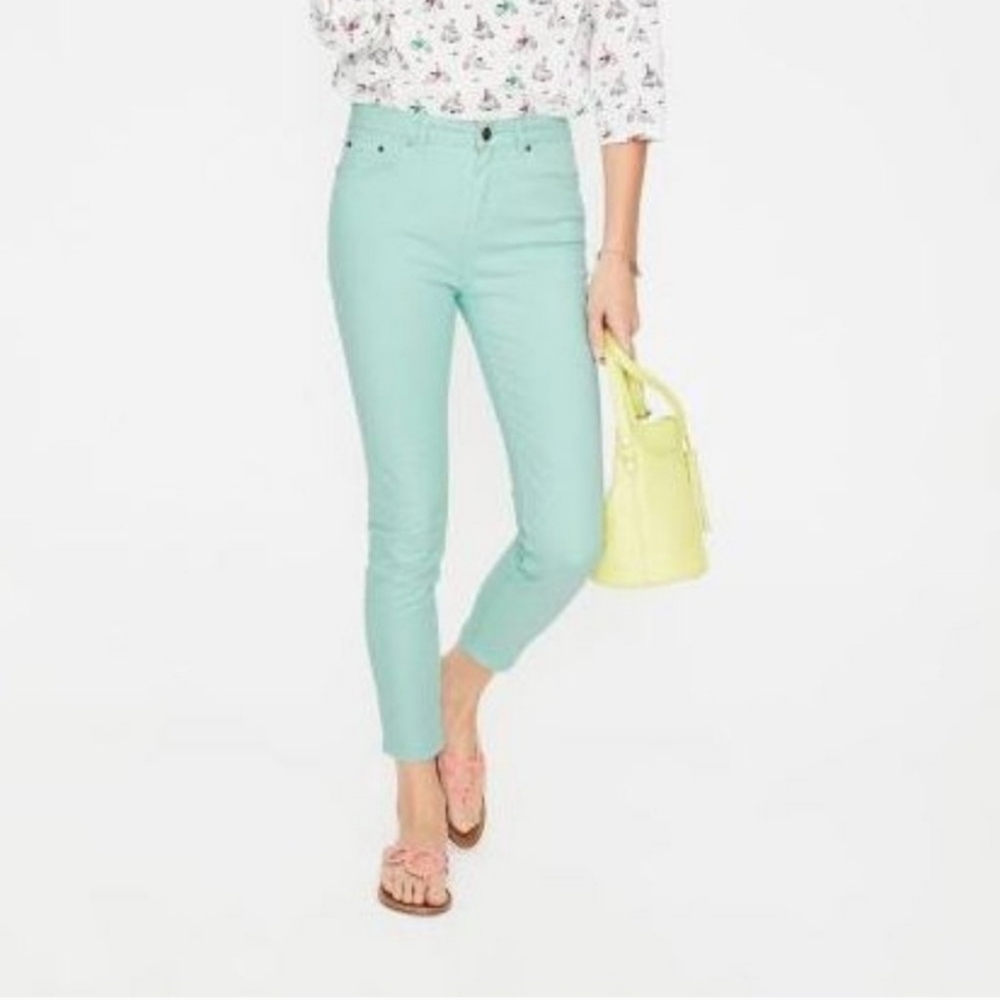 Boden the cropped soho skinny jean aqua sz 8 Long